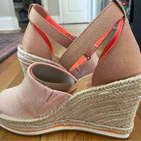Toms | Shoes | Toms Wedge L Marisol Espadrille Wedge Orange  display picture 1